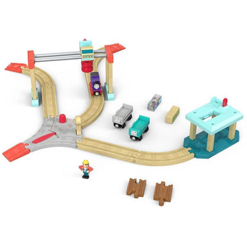 Thomas & Friends Wooden Railway Lift & Load Cargo Set by Fisher Price